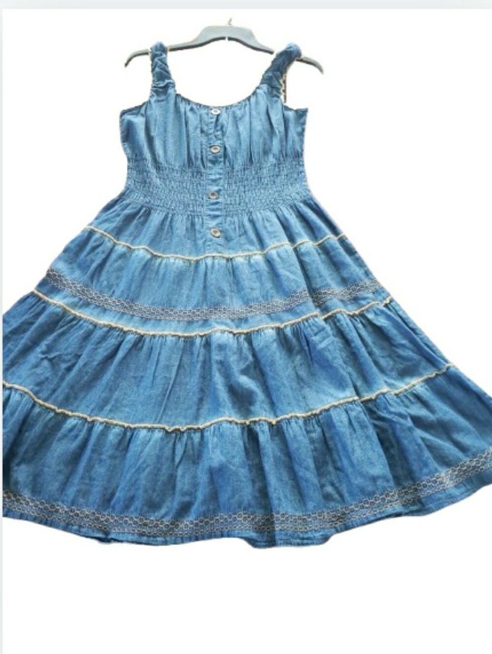 Lapis Dresses | Vintage Lapis Denim Smocked Fragrance Free Dress | Color: Blue | Size: M | Aliwah's Closet Lapis Dresses | Vintage Lapis Denim Smocked Fragrance Free Dress | Color: Blue | Size: M | Aliwah's Closet